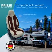 Pilot Wohnmobil Sitzbezüge für Caravelair Camper Van 400 (Beige-Braun) WOHN413