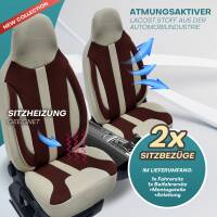 Pilot Wohnmobil Sitzbezüge für Dal-Cin Van XL (Beige-Braun) WOHN413