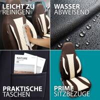 Pilot Wohnmobil Sitzbezüge für Travco Conquest XL (Braun-Beige) WOHN411