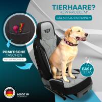 Pilot Sitzbezüge für Toyota Prius 4 ab 2016-2020 (Schwarz-Hellgrau) HERM201