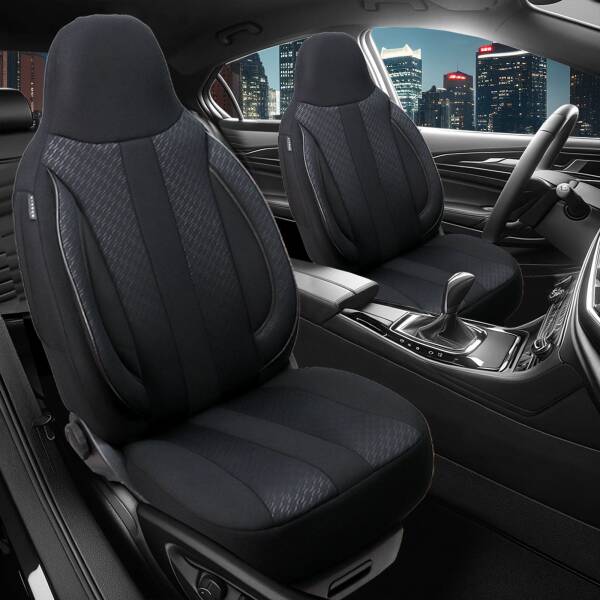Pilot Sitzbezüge für Renault Austral ab 2022 (Schwarz) ZENO504 | Mit ABE