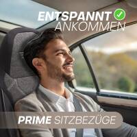 Pilot Sitzbezüge für Audi A6 C4 ab 11494-11497 (Schwarz-Anthrazit) HERM204 | Mit ABE