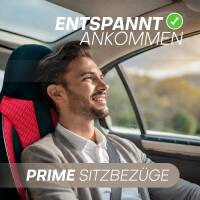 Pilot Sitzbezüge für Mercedes GLS X167 ab 2019 (Rot-Schwarz) ZENO505