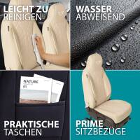 Pilot Sitzbezüge für Infiniti QX70 ab 2009-2018 (Beige) HERM205 | Mit ABE