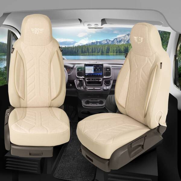 Pilot Wohnmobil Sitzbezüge für Winnebago Mansfield (Beige) HERM205